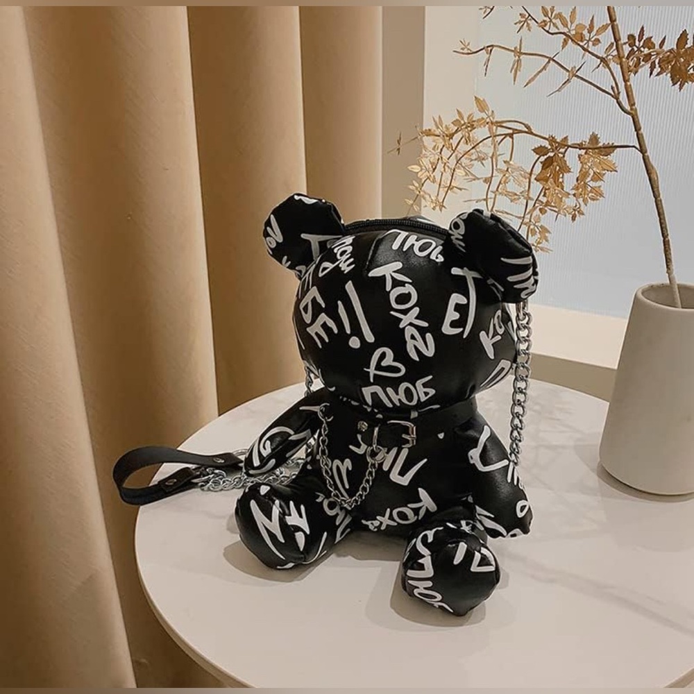 Women's Bag Korean Bear • Graffiti/Hip Hop Shoulder Bag •Unique Carrying Bag